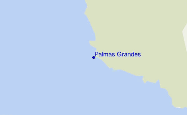 locatiekaart van Palmas Grandes