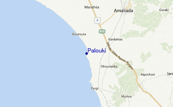 locatiekaart van Palouki