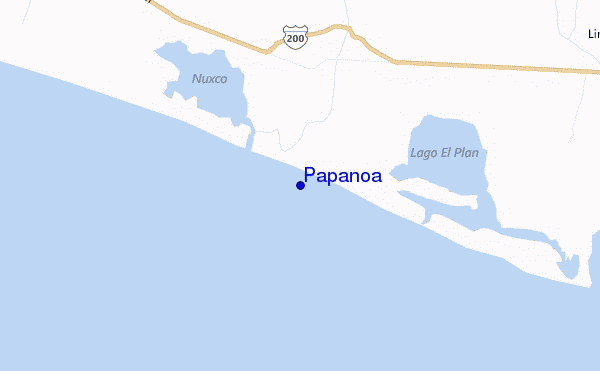 locatiekaart van Papanoa
