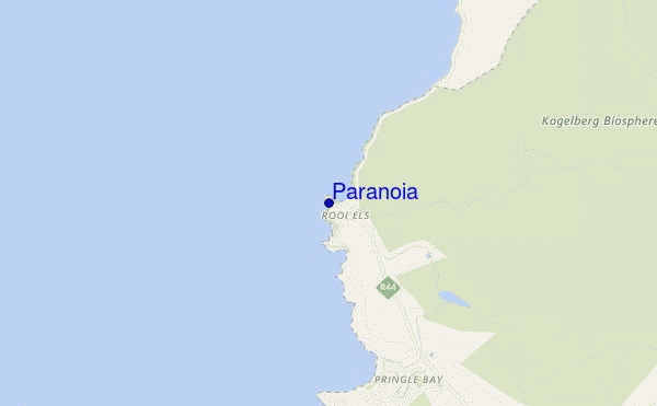 locatiekaart van Paranoia