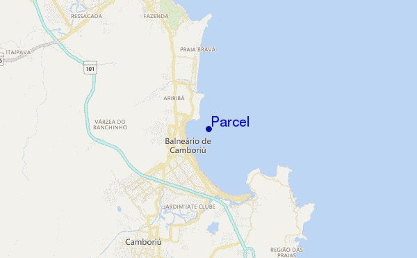 locatiekaart van Parcel