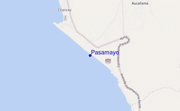 locatiekaart van Pasamayo