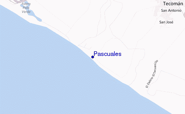 locatiekaart van Pascuales