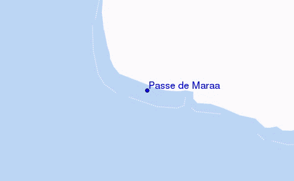 locatiekaart van Passe de Maraa