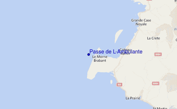 locatiekaart van Passe de L'Ambulante