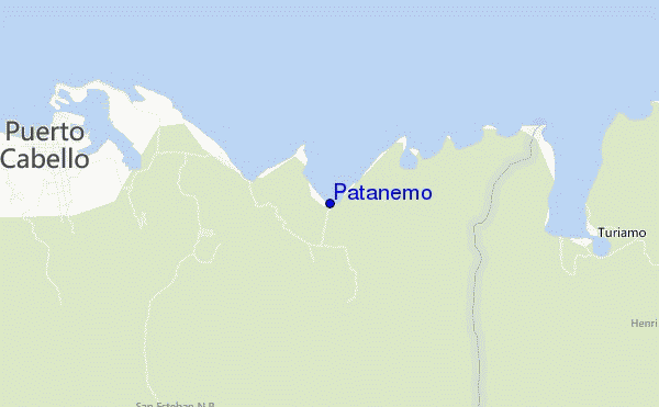 locatiekaart van Patanemo