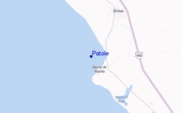 locatiekaart van Patole