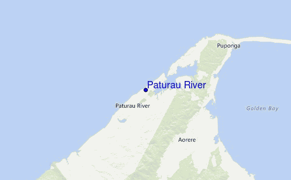 Paturau River Location Map