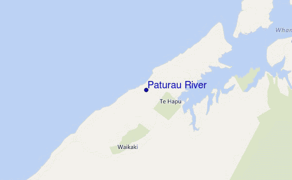 locatiekaart van Paturau River