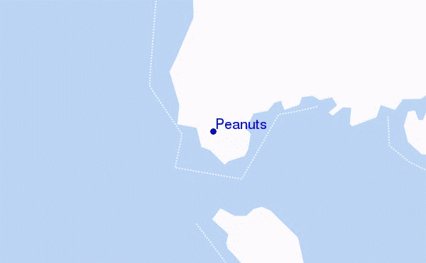 locatiekaart van Peanuts