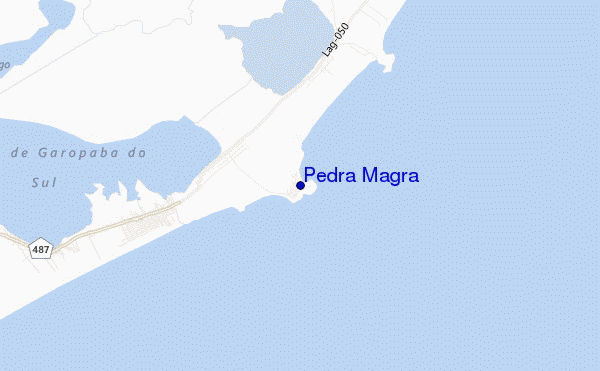locatiekaart van Pedra Magra