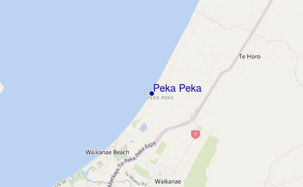 locatiekaart van Peka Peka