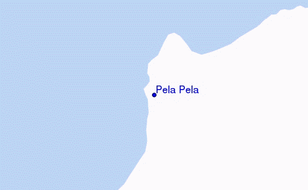 locatiekaart van Pela Pela