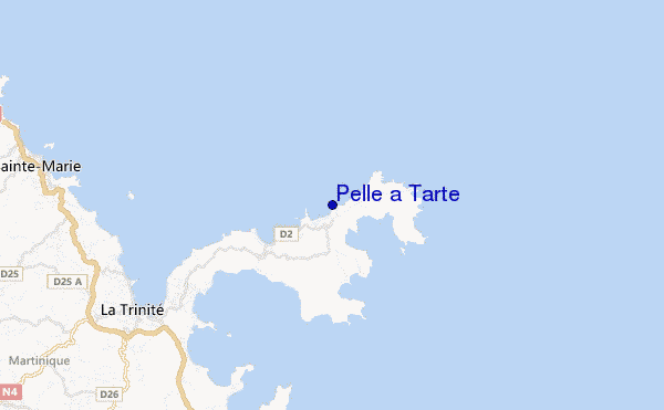 locatiekaart van Pelle a Tarte
