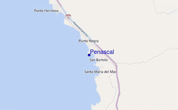 locatiekaart van Peñascal