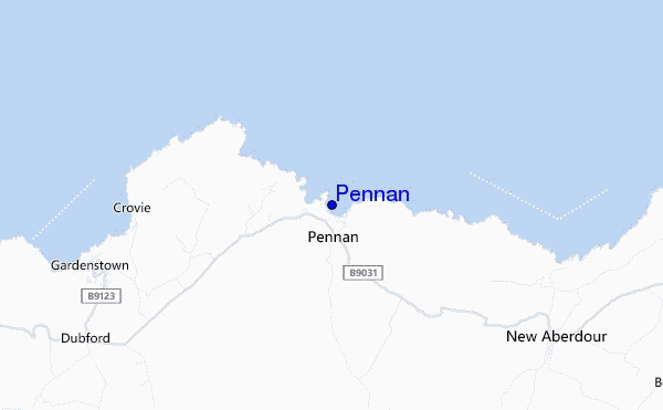 locatiekaart van Pennan