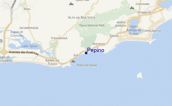 locatiekaart van Pepino
