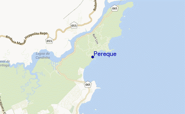 locatiekaart van Pereque