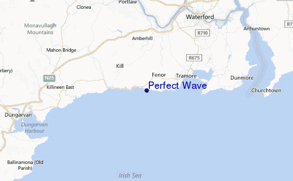 Perfect Wave Location Map