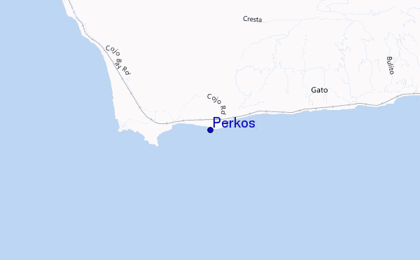 locatiekaart van Perkos