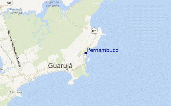locatiekaart van Pernambuco