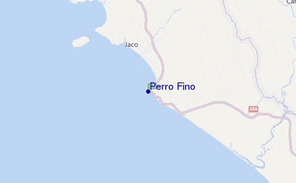 locatiekaart van Perro Fino