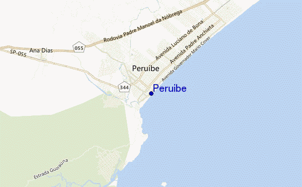 locatiekaart van Peruibe