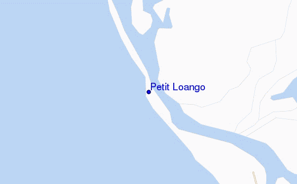 locatiekaart van Petit Loango