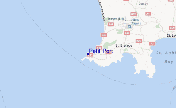 locatiekaart van Petit Port