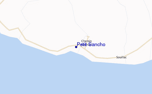 locatiekaart van Petit Sancho