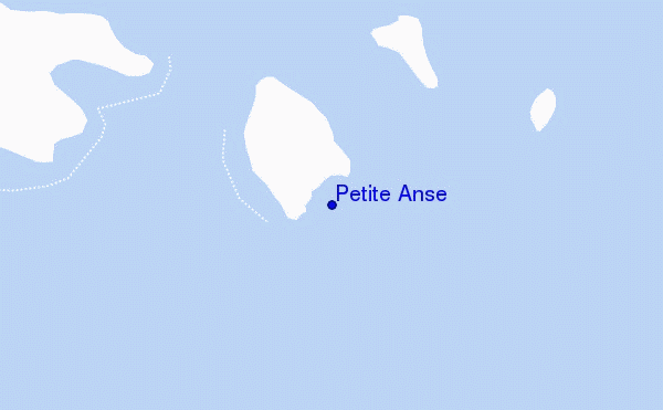 locatiekaart van Petite Anse