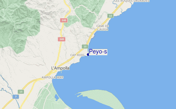 locatiekaart van Peyo's
