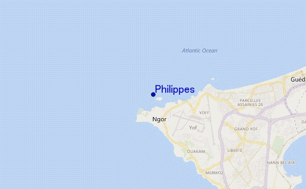 locatiekaart van Philippes