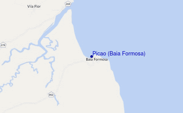 locatiekaart van Picao (Baia Formosa)