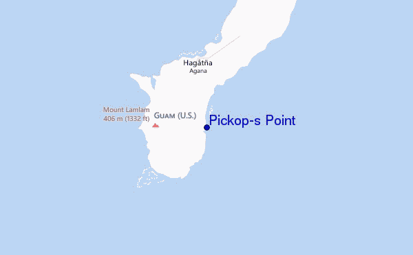 Pickop's Point Location Map