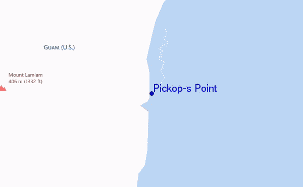 locatiekaart van Pickop's Point