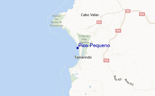 locatiekaart van Pico Pequeno