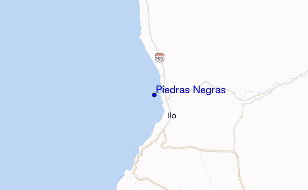 locatiekaart van Piedras Negras