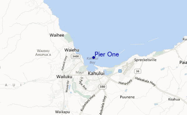 locatiekaart van Pier One