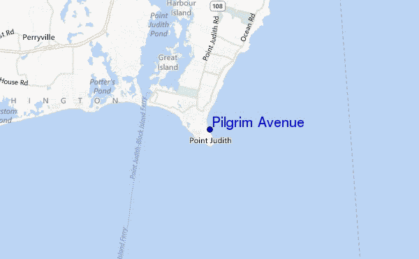 locatiekaart van Pilgrim Avenue