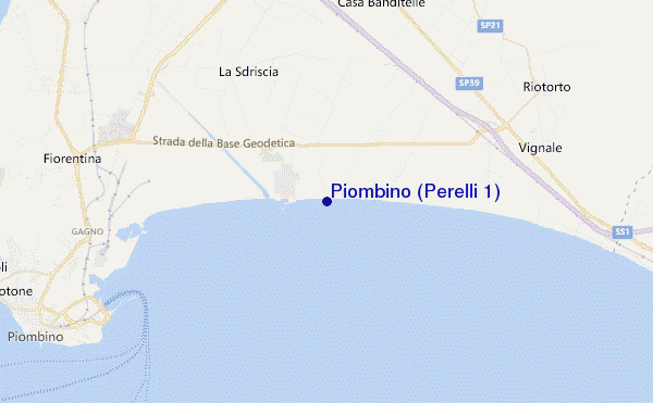 locatiekaart van Piombino (Perelli 1)