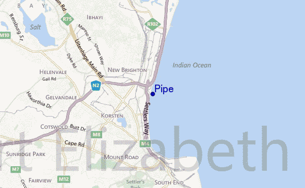 locatiekaart van Pipe
