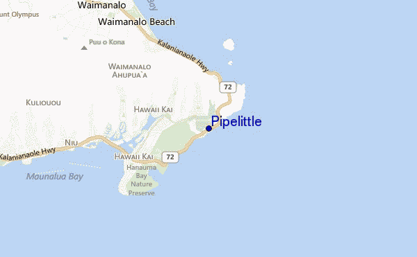 locatiekaart van Pipelittle