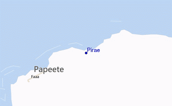 locatiekaart van Pirae