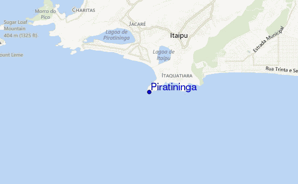 locatiekaart van Piratininga
