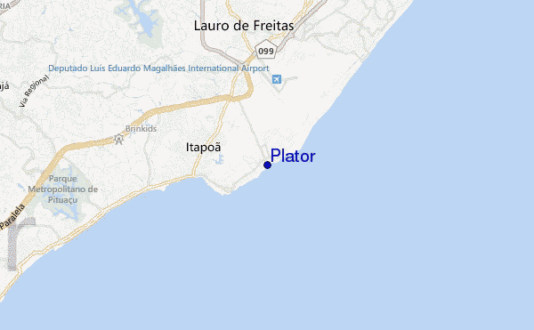 locatiekaart van Plator