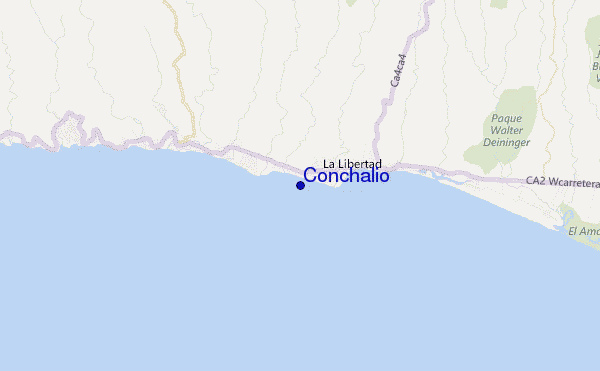 locatiekaart van Conchalio