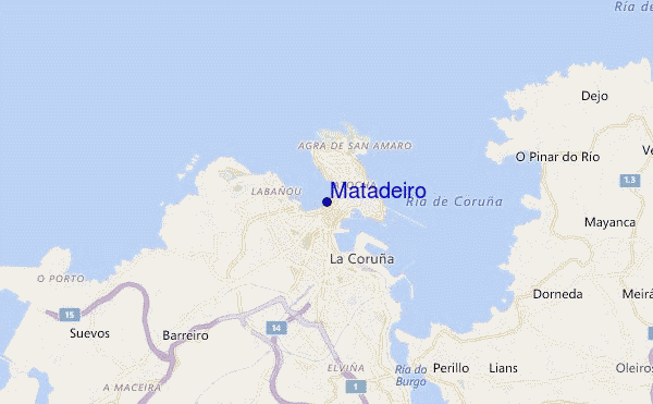locatiekaart van Matadeiro