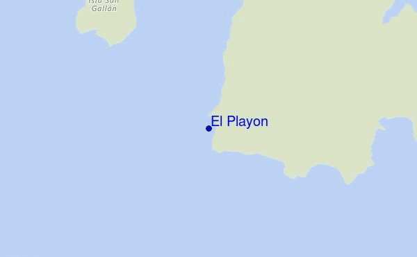 locatiekaart van El Playon