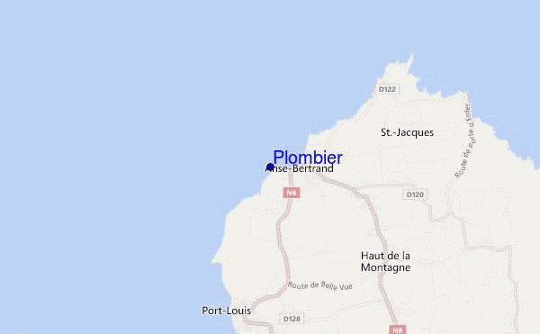 locatiekaart van Plombier